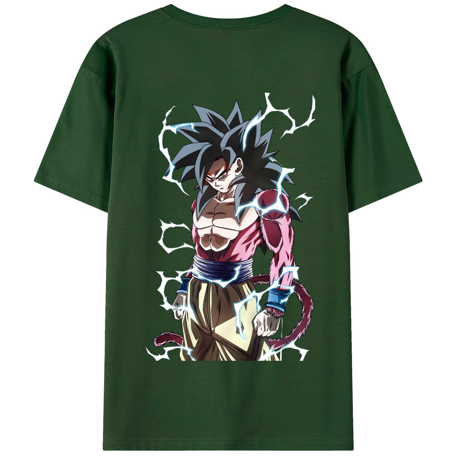 （画像用） ドラゴンボール 孫悟空（そん ごくう）Son Goku カカロット DRAGON BALL Kakarotto 綿100％半袖Tシャツ（背面プリント）